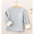 High quality baby winter fleece corduroy inside children clothings strip infant winter clothing model clothing